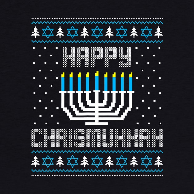 Happy Chrismukkah Menorah Ugly Christmas Hanukkah by eylaaadamf